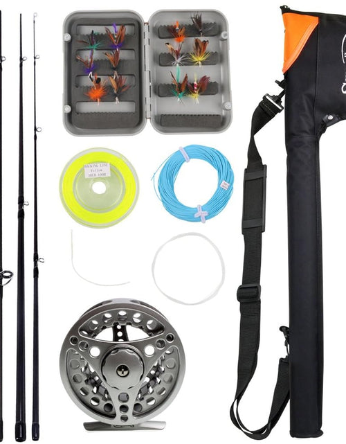 Load image into Gallery viewer, Saltwater Freshwater Fly Fishing Rod with Reel Combo Kit - Moonlit Mall
