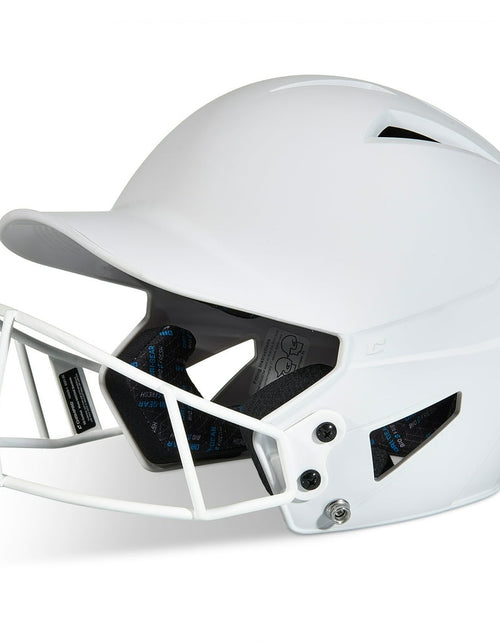 Load image into Gallery viewer, Fastpitch Batting Helmet with Facemask, Medium, Scarlet - Moonlit Mall
