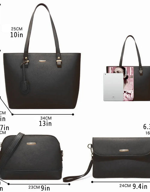 Load image into Gallery viewer, 4Pc Women&#39;s Bags
