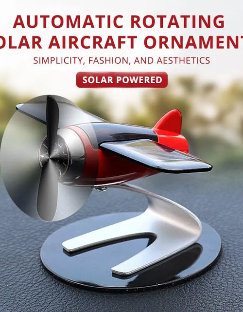 Load image into Gallery viewer, Solar Airplane - Desktop Ornament
