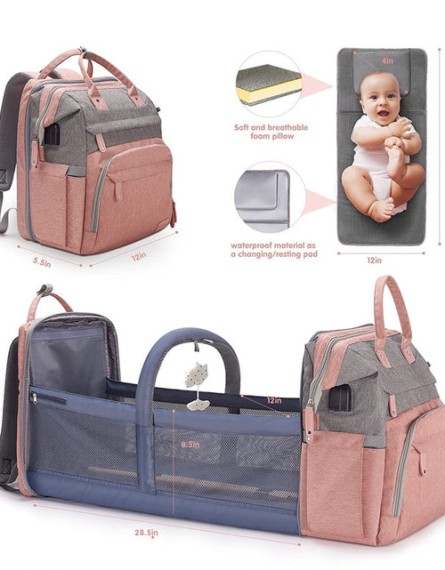 Load image into Gallery viewer, Multi-functional Baby Backpack - Moonlit Mall
