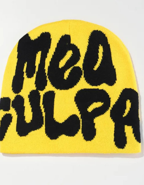 Load image into Gallery viewer, Mea Culpa Street Hip-Hop Beanie Hat - Moonlit Mall
