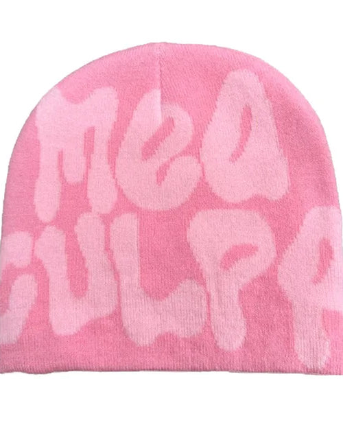 Load image into Gallery viewer, Mea Culpa Street Hip-Hop Beanie Hat - Moonlit Mall
